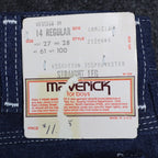 Maverick Straight Leg Jeans Boys 14 Regular Vintage 70s Blue Deadstock USA Made - take2supply