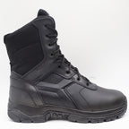 Battle Ops Tactical Boot Mens 10.5 Waterproof Side Zip Black Leather BOPS8001 - take2supply