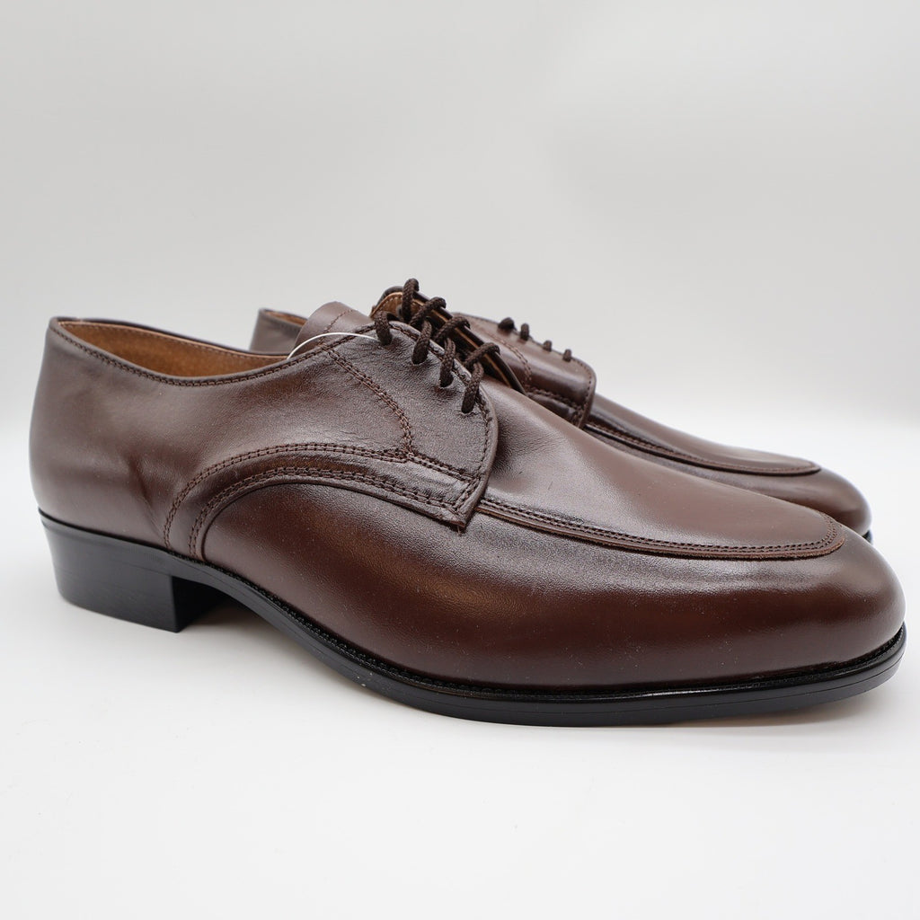 Barclay Endicott Johnson Brown Leather Oxford Shoes Mens 11 EEE Wide Vintage USA - take2supply