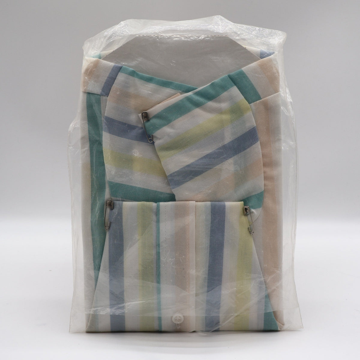 Jack Tar Shirt Toddler Boys 3T Pastel Stripe Short Sleeve Button Down USA NWT - take2supply