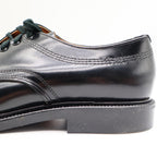 Sandy McGee Moc Toe Derby Shoes Mens 10 Vintage Black Leather Deadstock 475 - take2supply