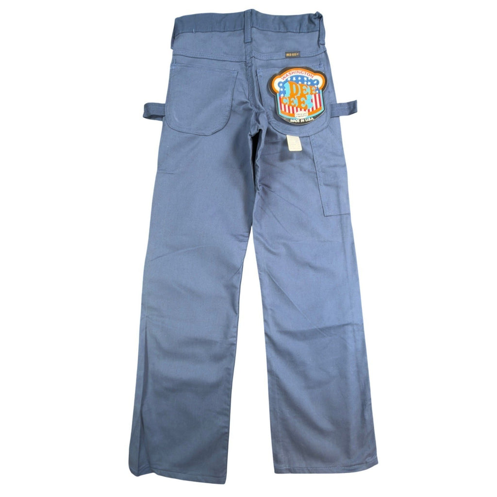 Dee Cee Vintage 70s Painter Pants Boys 12 Slim Blue USA Made NOS NWT 24x27 - take2supply