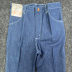 Maverick Vintage 70s Boot Flare Jeans Boys 16 Regular Blue Denim NWT Deadstock - take2supply