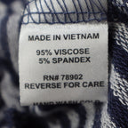 Erin London Womens L Navy White Striped Zip Hoodie Bell Sleeve Pockets NWT - take2supply