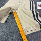 Tommy Hilfiger Y2K Cargo Shorts Boys 6 Beige Cotton Nylon NWT New - take2supply