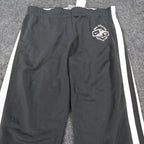 Nike Track Pants Girls M Black Excellent Side Stripe Athletics Logo - take2supply