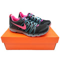 Nike Flex Trail 2 Womens 7 Black Pink Foil Gamma Blue Running Shoes 616681-001 - take2supply