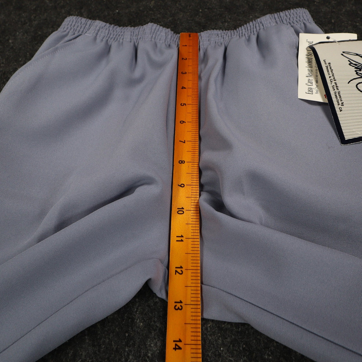Bend Over Levi Strauss Pants Womens 8 Short Vtg 90s Blue Elastic Waist Deadstock - take2supply
