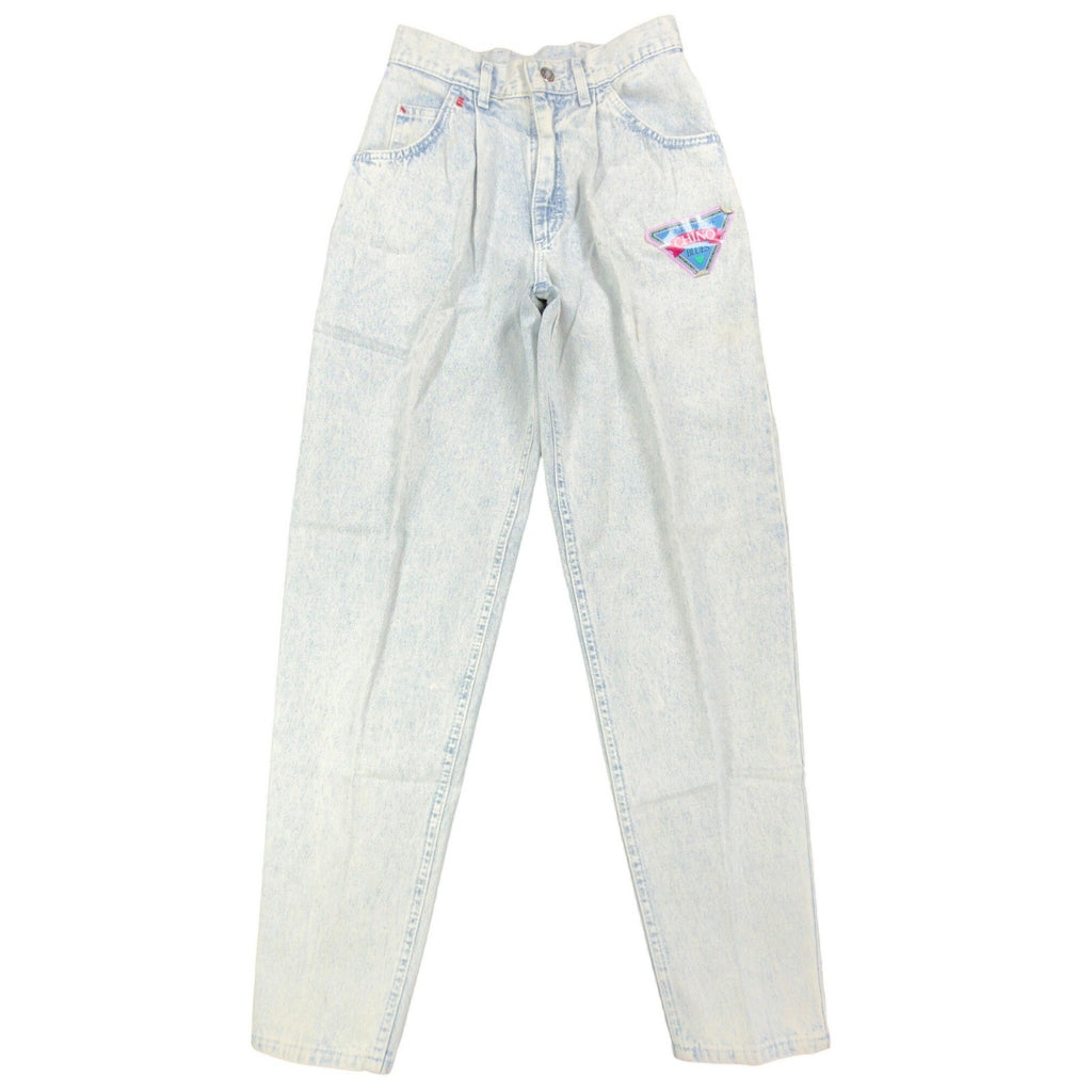 Lee Vintage 90s Easy Rider Jeans Students 28x32 Light Wash Acid Denim NWT - take2supply