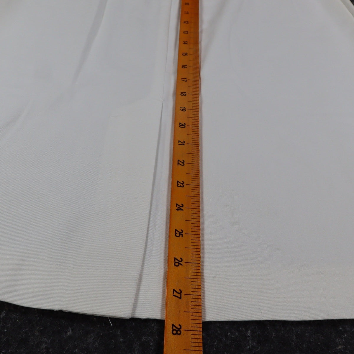 D.K. Gold Pencil Skirt Womens 10 Vintage 90s White Galaxy Stretch Cotton NWT - take2supply