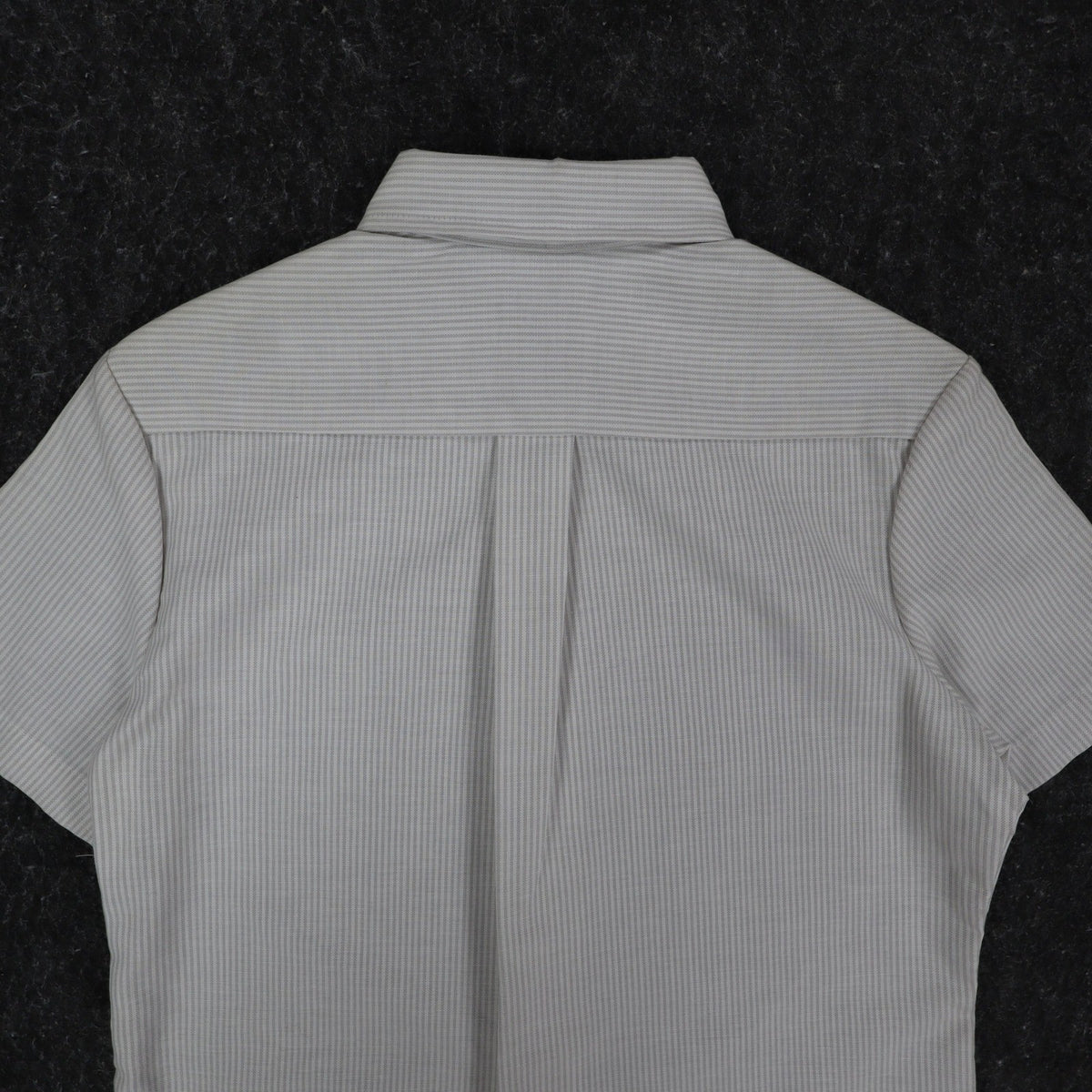 Dee Cee Striped Button Up Shirt Womens 9/10 Vintage 80s Gray Cotton Blend USA - take2supply