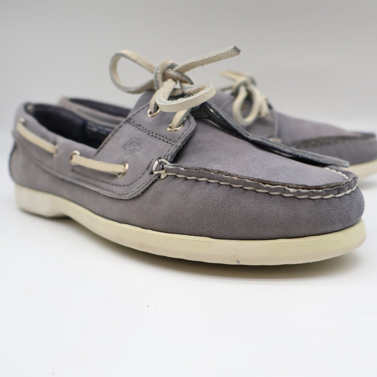 Dexter Boat Shoes Womens 9 Vintage 90s USA Ocean Blue Leather Washables R485-8 - take2supply
