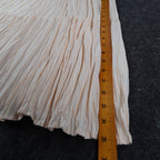 Lucia Broomstick Skirt Small Vintage 90s Peach Cream Tiered Crinkle Maxi USA NWT - take2supply