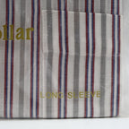 Chapel Hill by Block Dress Shirt Mens 15.5 34 Vintage Striped Expander Collar - take2supply