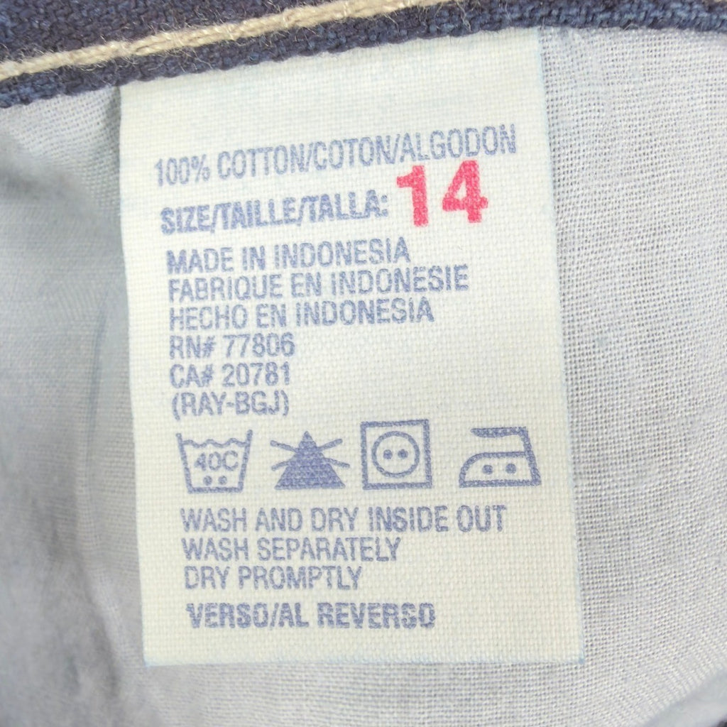 Tommy Hilfiger Y2K Freedom Fit Jeans Boy 14 Blue Cotton NWT Deadstock - take2supply