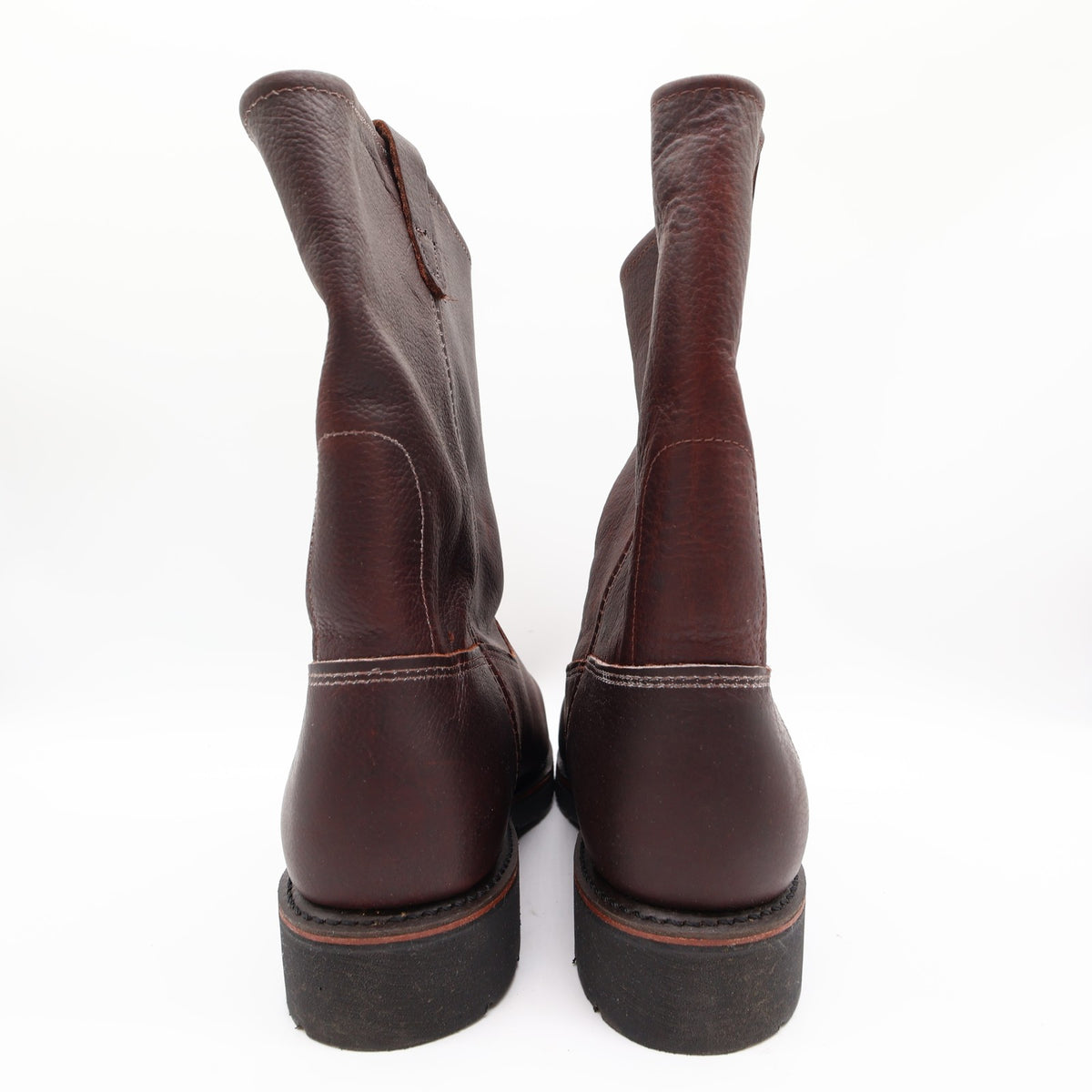 Double-H Boots Mens 12 EE USA Brown Leather Ranch Wellington Work Boots NIB 3730 - take2supply