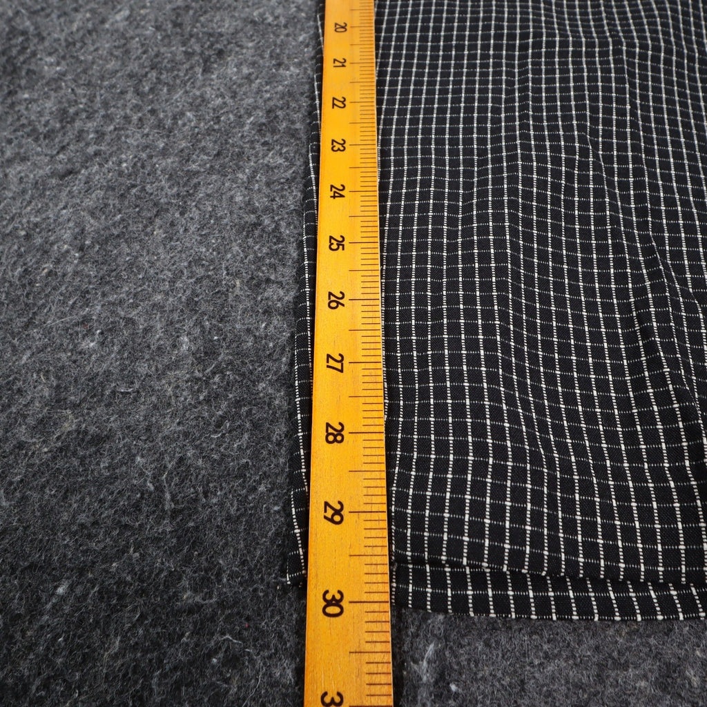 Southern Lady Pants Womens M Black White Windowpane Pull On NWT NOS - take2supply