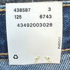 Levi's Vintage Y2K 517 Flare Jeans Girls Size 10 Slim Blue Denim NOS - take2supply