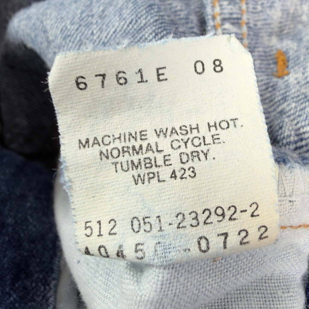 Levis 550 Jeans Boys 11 Slim Vintage 90s Light Acid Wash Denim Made in USA NWT - take2supply