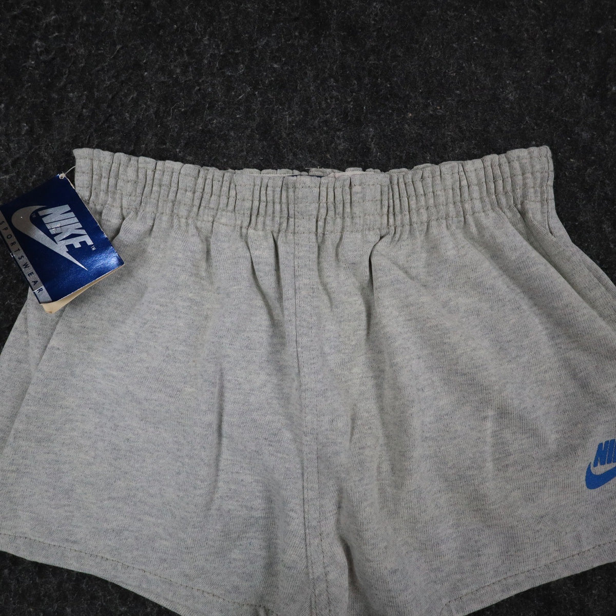 Nike Vintage Shorts Boys XL 18/20 80s 90s Grey Deadstock Made in USA 1386-74 - take2supply