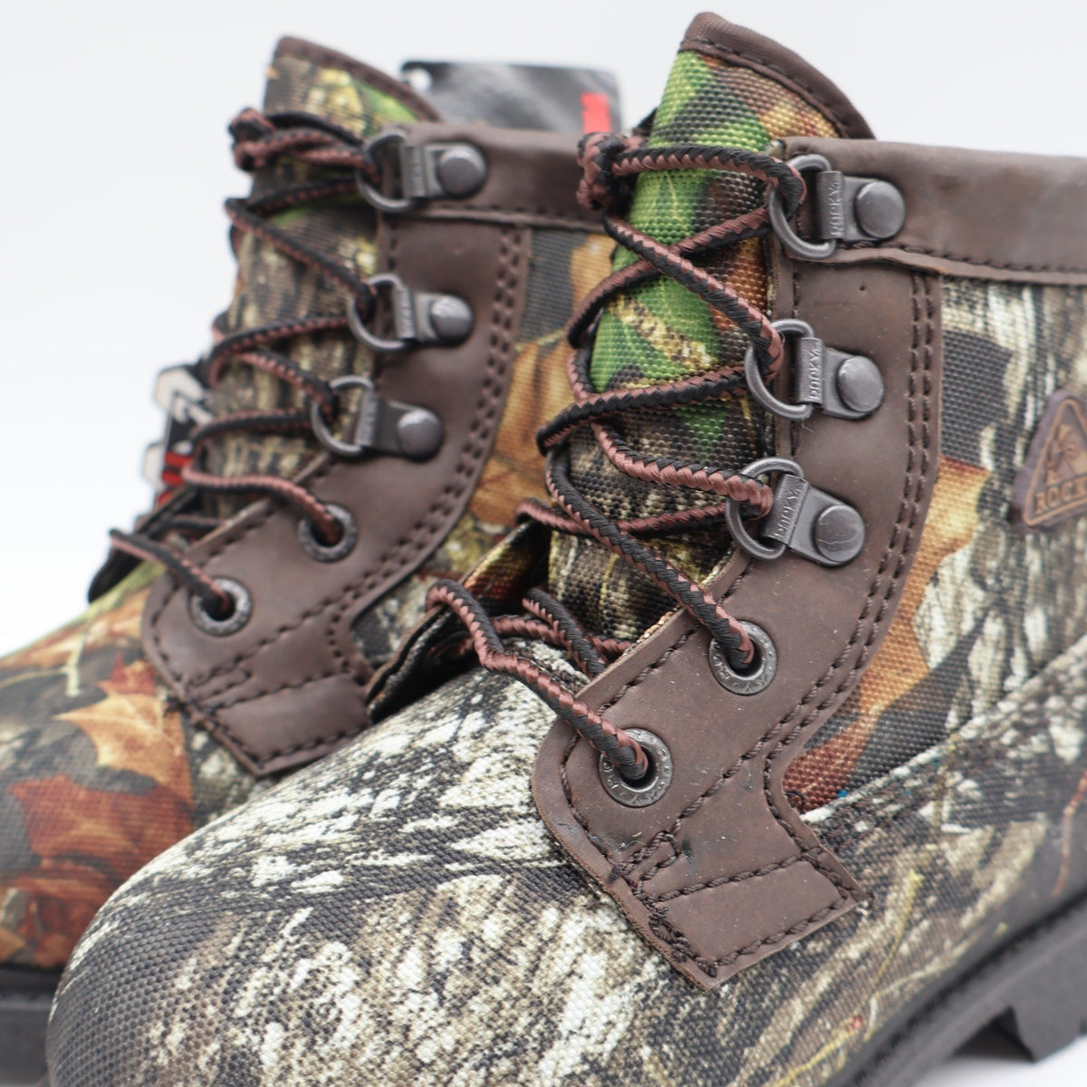 Rocky Bear Claw Boots Kids 10W Brown Camo Thinsulate Hunting Outdoor FQ0003410 - take2supply
