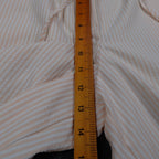 Lucia Seersucker Shorts Womens Small Vintage 90s Peach Striped Deadstock USA - take2supply