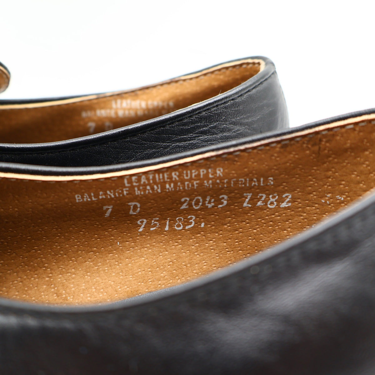 Barclay Slip On Loafers Mens 7 D Vintage Black Leather PermaSole USA 95183 - take2supply
