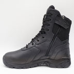 Battle Ops Tactical Boot Mens 10.5 Waterproof Side Zip Black Leather BOPS8001 - take2supply
