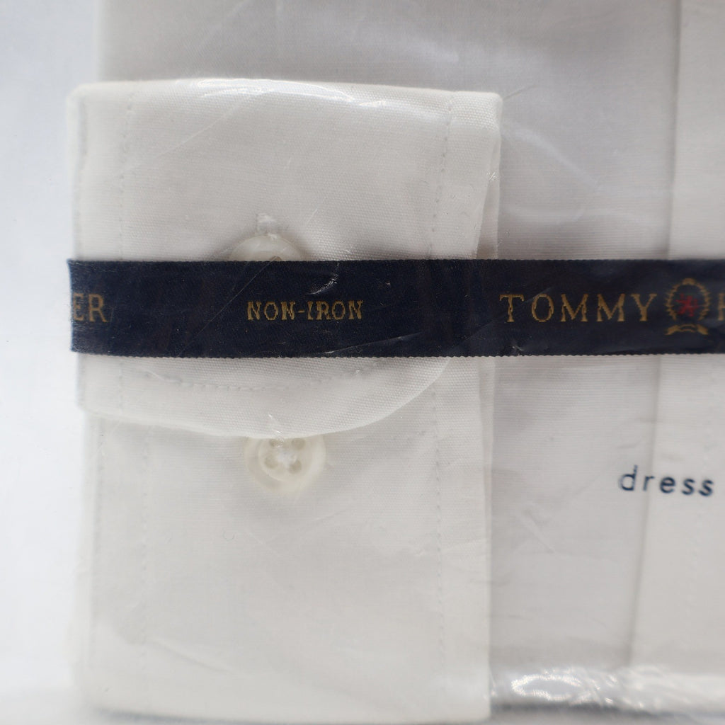 Tommy Hilfiger Dress Shirt Boys 7 White Cotton Non Iron Long Sleeve NWT Packaged - take2supply