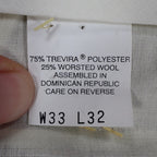 Levi's Travelers Dress Pants Mens 33x32 Vintage 90s Brown Wool Blend Pleated NWT - take2supply