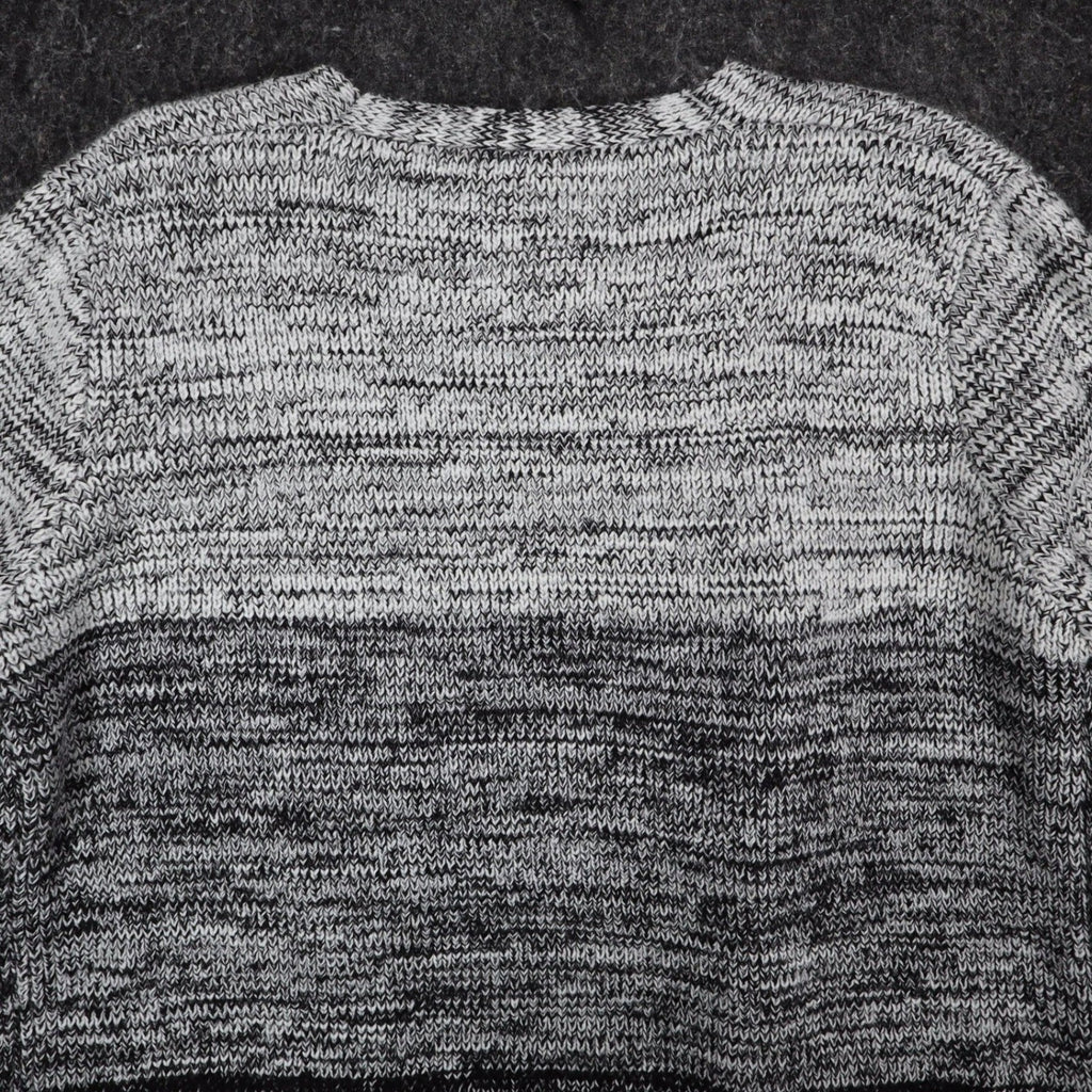 VioletRuby Cardigan Womens Medium Black Grey Ombre Marled Longline NWT - take2supply