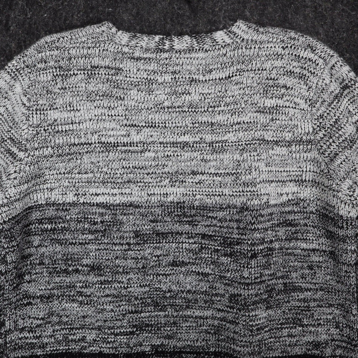 VioletRuby Cardigan Womens Medium Black Grey Ombre Marled Longline NWT - take2supply