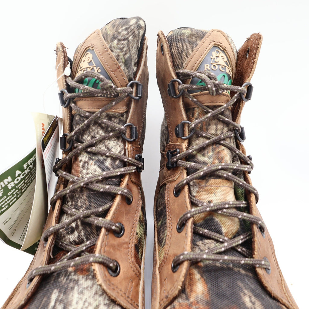 Rocky ProLight 1572 Hunting Boots Mens 9 M Brown Camo Leather Waterproof NWT - take2supply