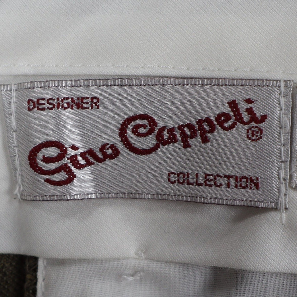 Gino Cappeli Dress Pants Mens 33 Vintage Olive Green Pleated James Deadstock - take2supply