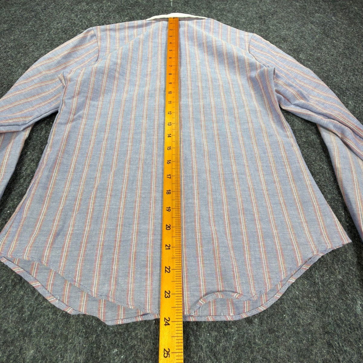 Fancy Free Vintage 70s Striped Blouse Girls 7 Blue Red White NWT - take2supply