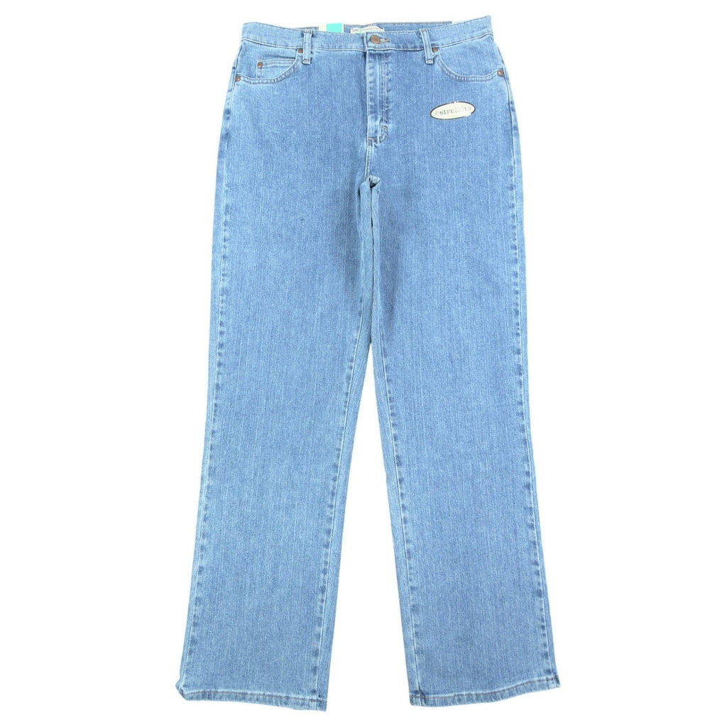 Lee Relaxed Fit Straight Leg Jeans Womens 14 Long Light Stone Denim NWT - take2supply