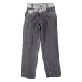 Levi's Tapered Leg Jeans Womens 9 Vintage 90s Black Striped Reverse Silhouette - take2supply