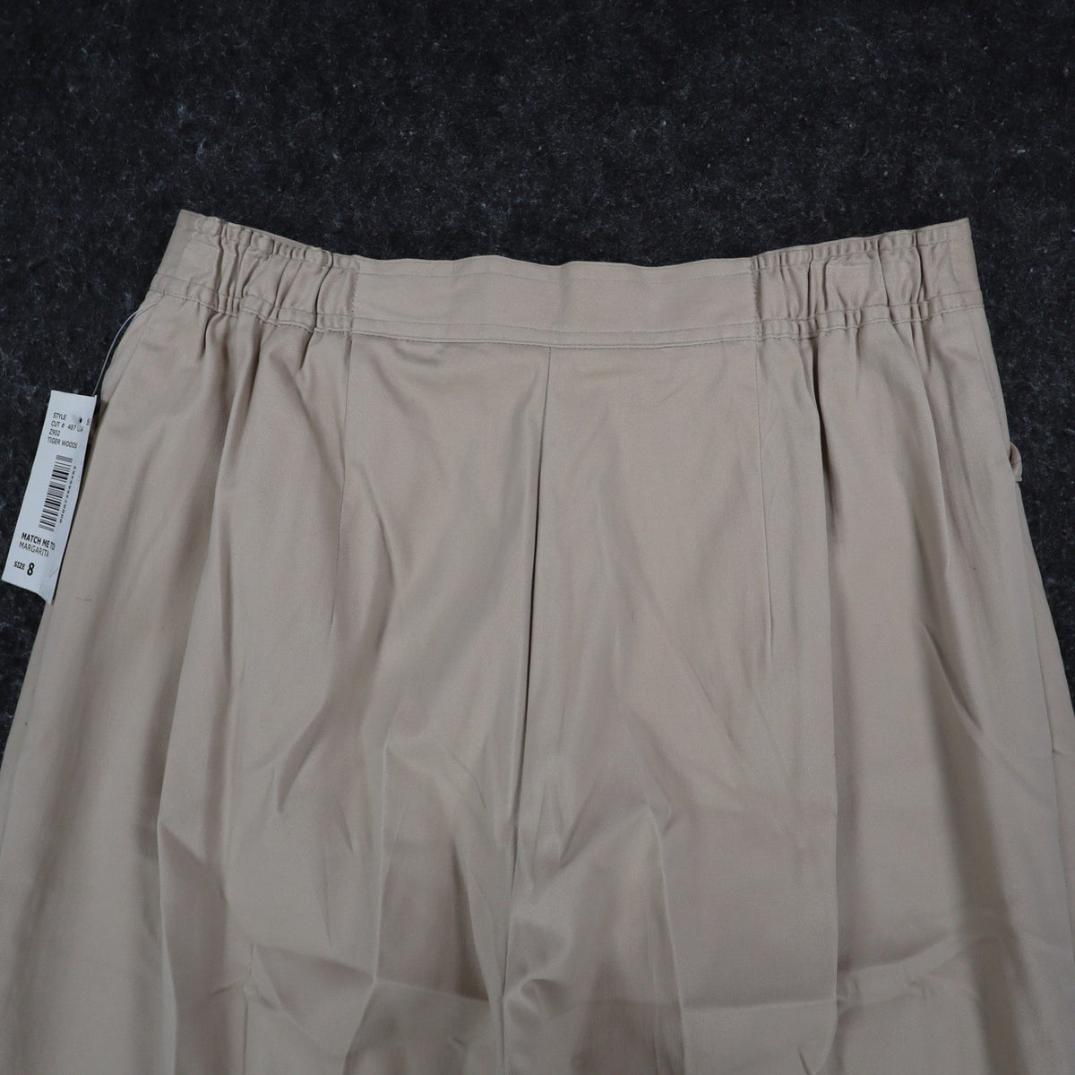 N Touch Dress Pants Womens 8 Khaki Beige Stretch Cotton Straight Leg New NWT - take2supply