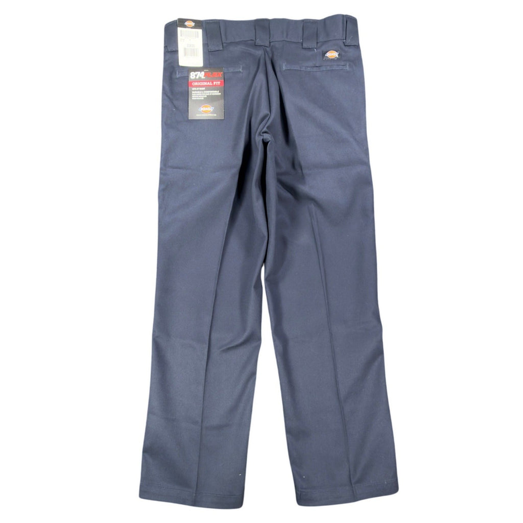 Dickies 874 Flex Work Pants Mens 33x30 Dark Navy Blue Modern NWT - take2supply