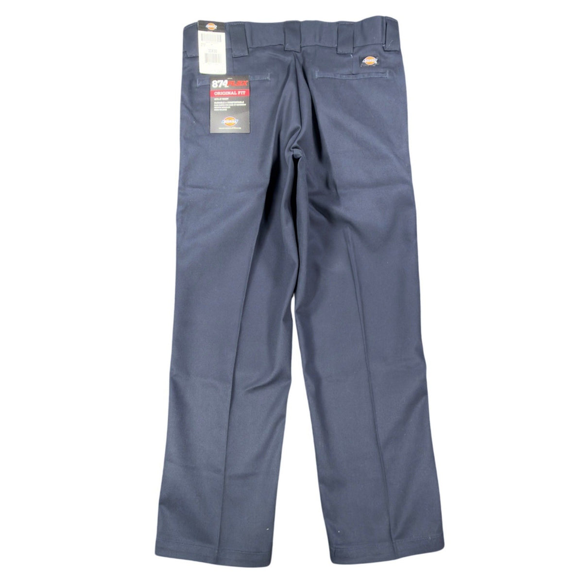 Dickies 874 Flex Work Pants Mens 33x30 Dark Navy Blue Modern NWT - take2supply
