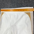 Nike Y2K Dri-FIT Athletic Shorts Womens Small White Gold 238735-100 NWT - take2supply