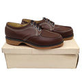 Cedar Crest Service Shoes Mens 6.5 Brown Leather Vintage Moc Toe Oxford Work - take2supply