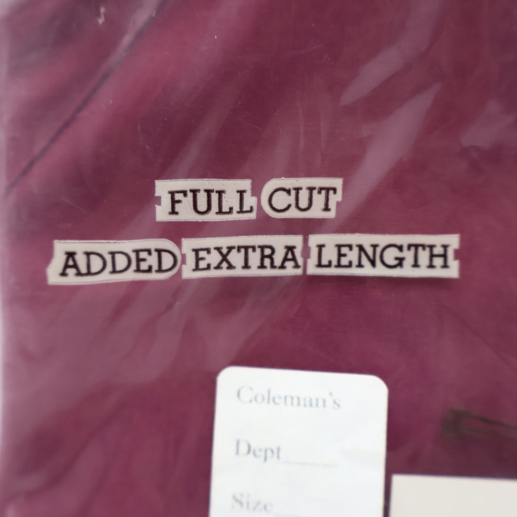 Ely Cattleman Western Shirt Mens 15.5 Vintage Burgundy Pearl Snap Half Sleeve - take2supply