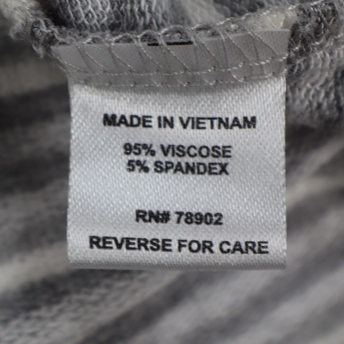 Erin London Womens M Gray White Striped Lace Up Hooded Tunic Top NWT - take2supply