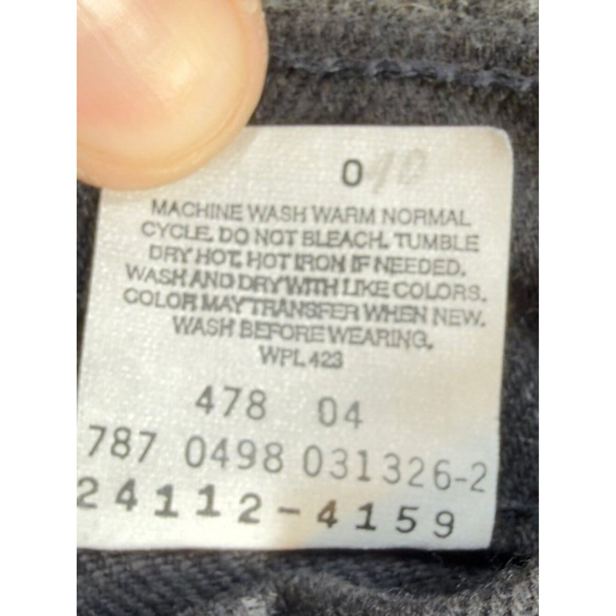 Levi's Vintage 90s 550 Jeans Toddler 4T Black Orange Tab USA NOS NWT - take2supply