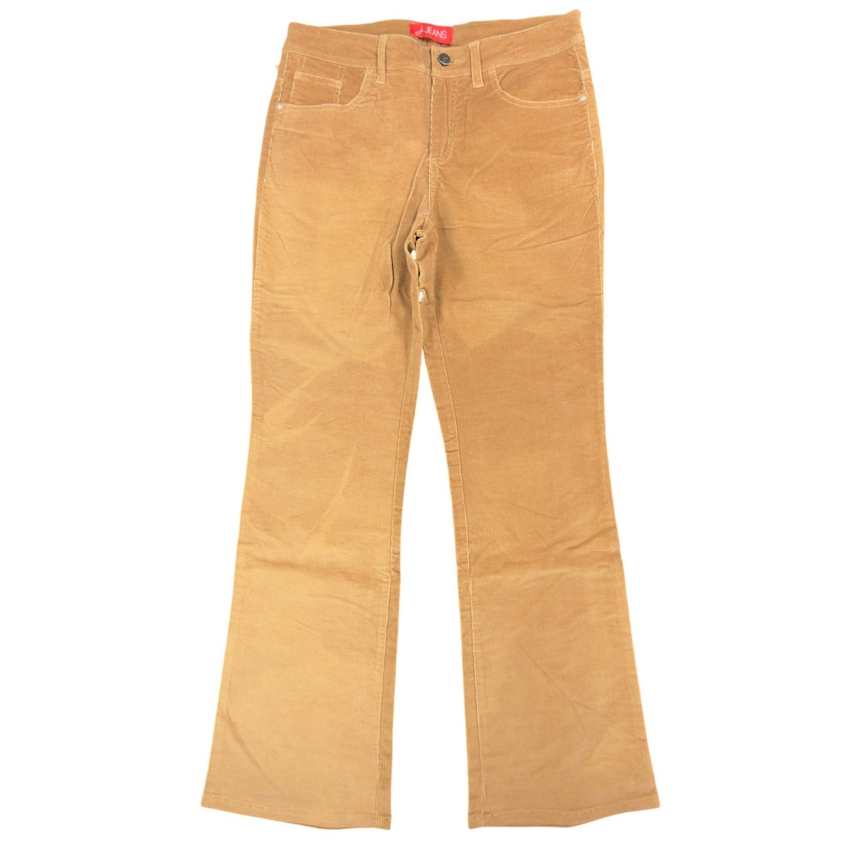 J. Jeans Corduroy Flare Pants Womens 8 Camel Tan Stretch Bootcut NWT C486 - take2supply