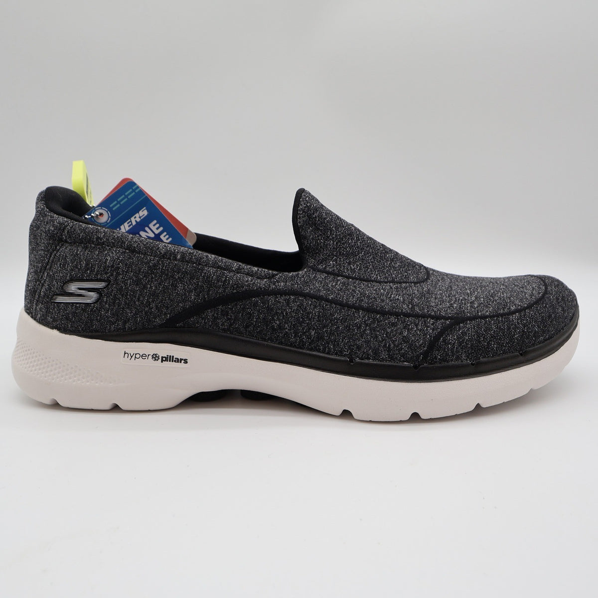 Skechers Go Walk 6 Carice Womens Size 10 Black Grey Slip On Walking Shoes 124541 - take2supply