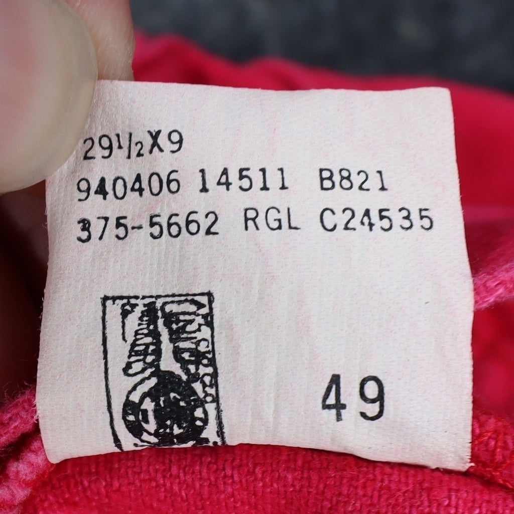 Lee Relaxed Fit Shorts Womens 12 Vintage 90s Poppy Red Cotton Made in USA NWT - take2supply