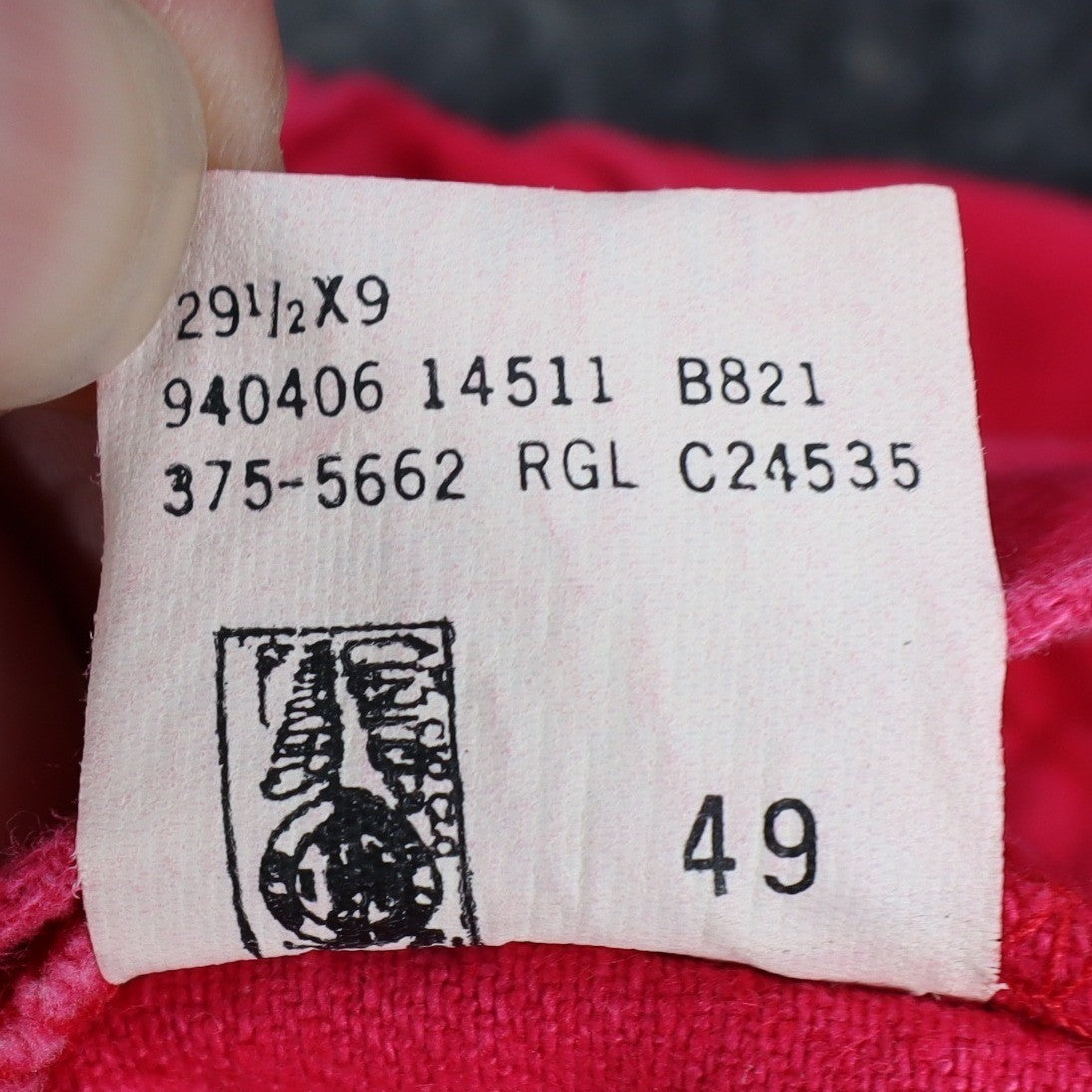 Lee Relaxed Fit Shorts Womens 12 Vintage 90s Poppy Red Cotton Made in USA NWT - take2supply
