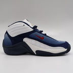 Nike Air Flight 00 GS Size 5Y Vintage 2000 White Navy Blue Lacquer 146077-141 - take2supply